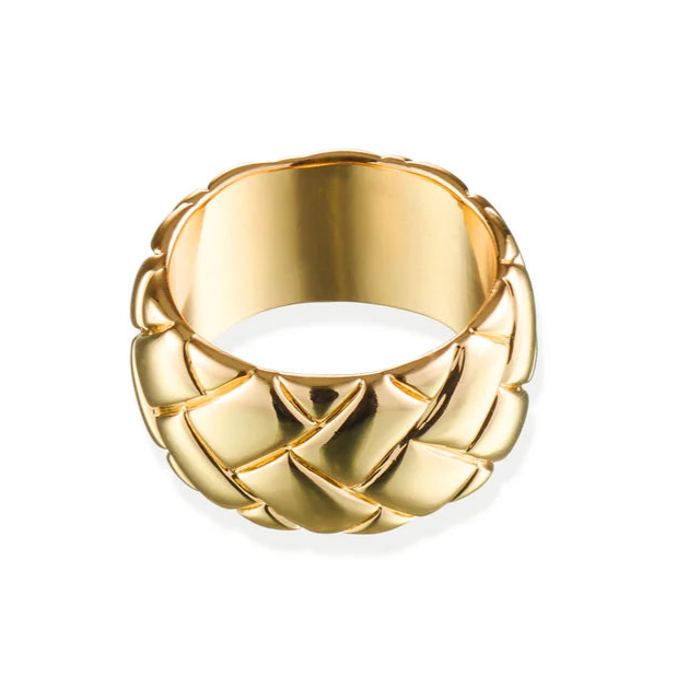 CIALDA RING, Polished Gold