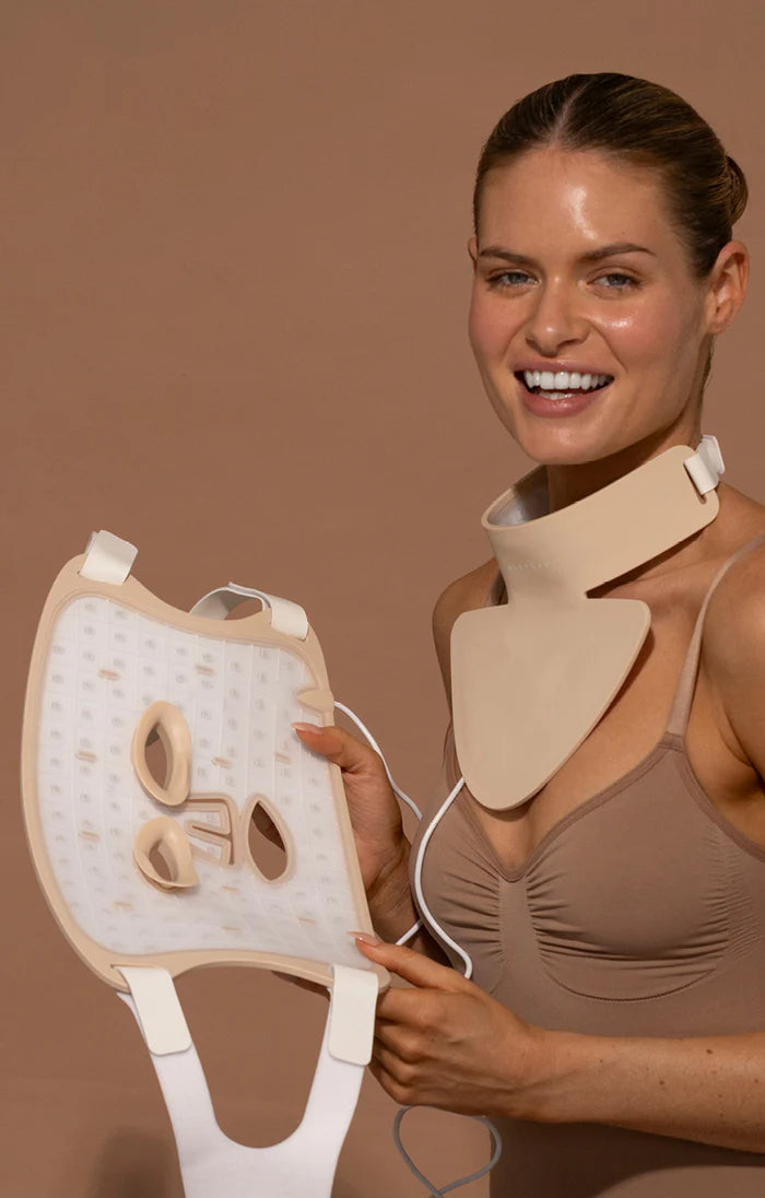 Bright On LED Mask for Face & Neck + Free Tote Bags Xmas Deal