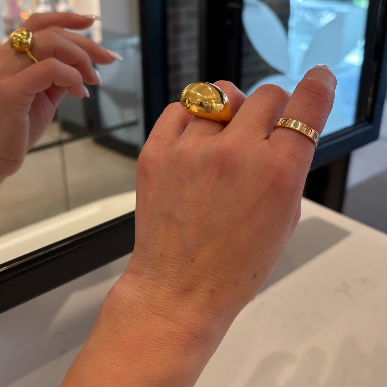 BAMBOLA RING, 14KT Gold Plated