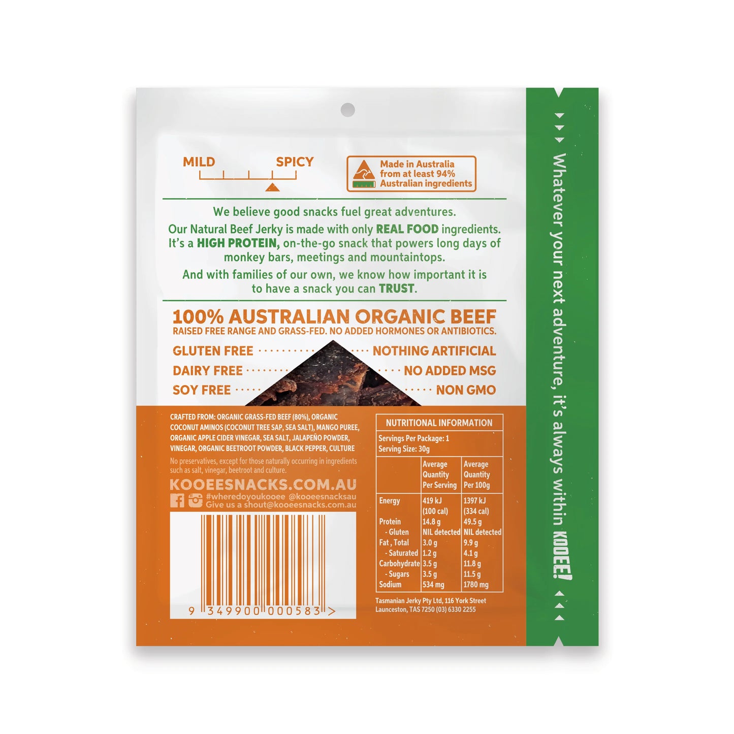 Mango Jalapeño Beef Jerky