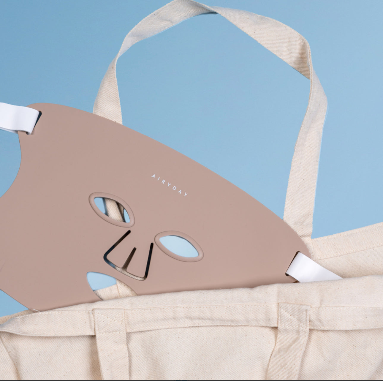 Bright On LED Mask for Face & Neck + Free Tote Bags Xmas Deal