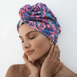 RIVA Hair Towel Wrap in Secret Garden