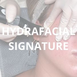 Signature HydraFacialA results-driven foundational treatment designed to deeply cleanse, exfoliate, extract impurities, and deliver intense hydration. Perfect for those seeking an instant, radiant glow with no downtime.