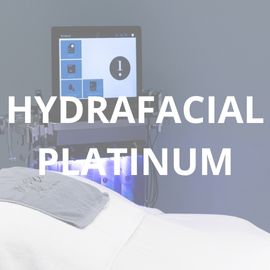 Platinum HydraFacialOur most comprehensive HydraFacial experience—combining the core steps of the Signature treatment with advanced enhancements for total skin rejuvenation and detoxification.Includes: All Signature HydraFacial stepsLymphatic Drainage: Encourages detoxification, reduces puffiness, and enhances circulationCustom Booster Serum: Precisely targets specific skin concerns such as pigmentation, fine lines, or uneven toneLED Light Therapy: Uses red and blue LED light to support cellular repair, calm inflammation, and improve overall skin healthFocus: Delivers a luxurious, deeply personalised treatment experience with visible, lasting resultsDuration: ~60–75 minutes