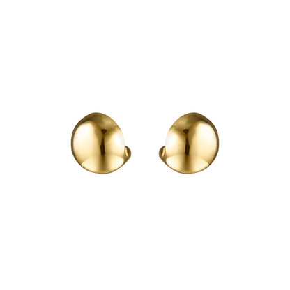 Pallina Studs , Polished Gold Plating