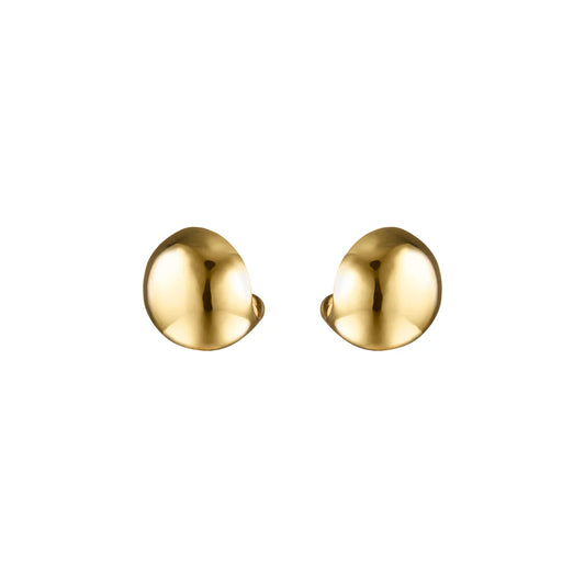 Pallina Studs , Polished Gold Plating