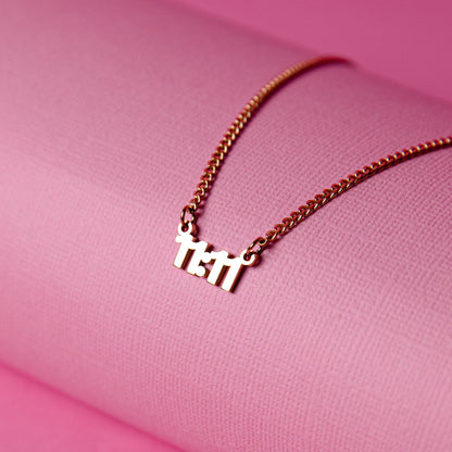 11:11 Gold Necklace