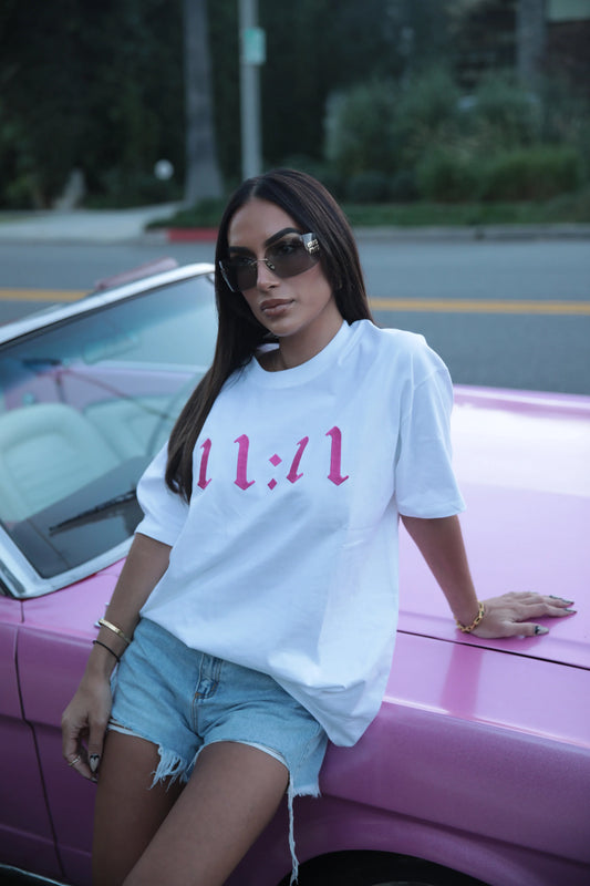 11:11 White Tee