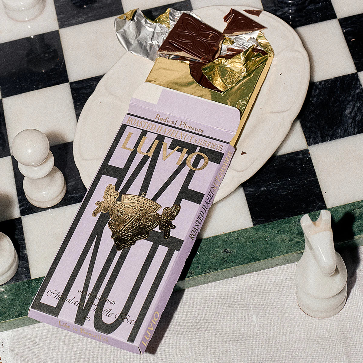 Luvio Roasted Hazelnut Block