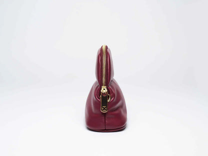 BURGUNDY MINEE COSMETIC POUCH
