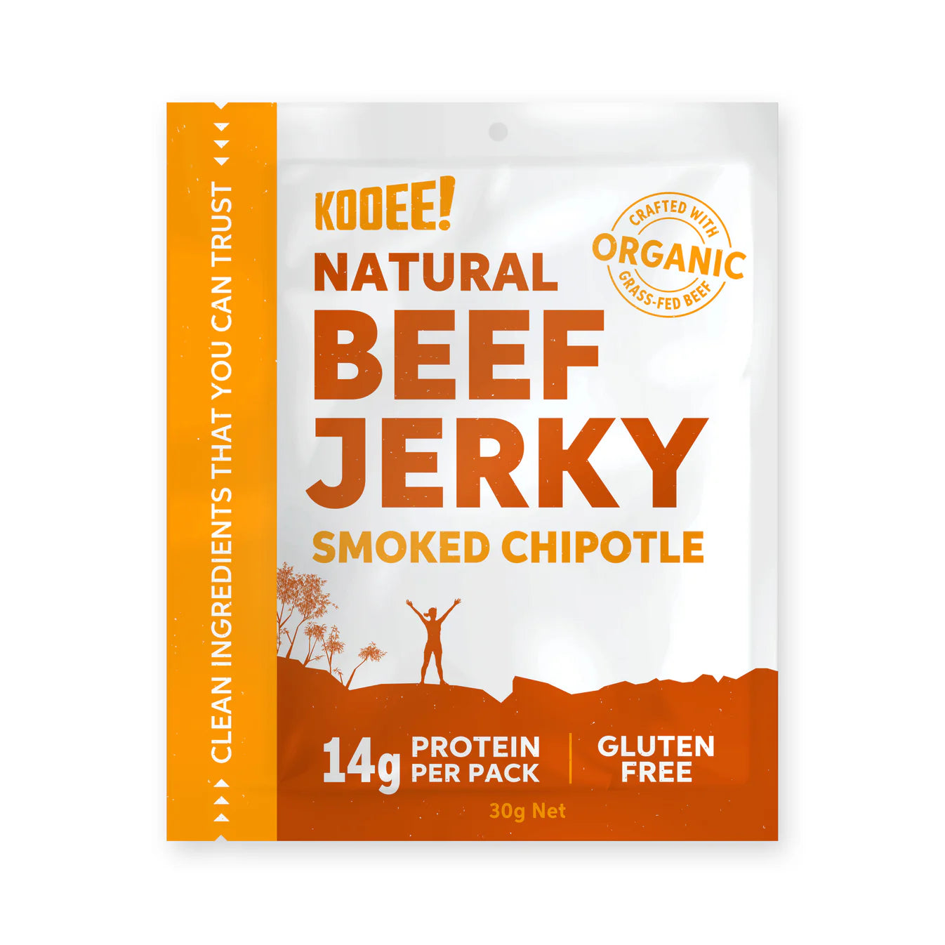 Kooee Smoked Chipotle Beef Jerky 30g