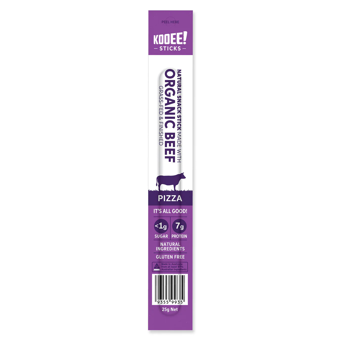 Kooee PIZZA Organic Beef Sticks