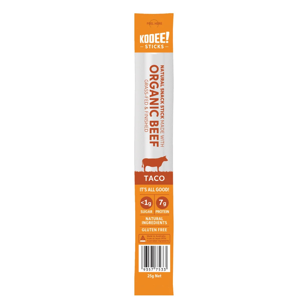 Kooee TACO Organic Beef Sticks