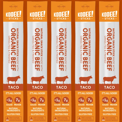 Kooee TACO Organic Beef Sticks