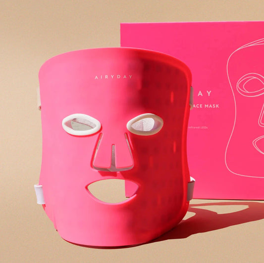 Bright On LED Face Mask + FREE Canvas Tote Bag - Pink